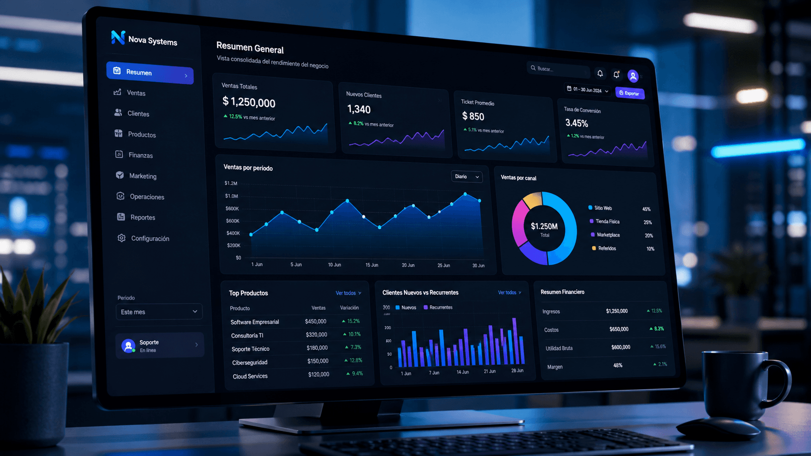 Dashboard Empresarial