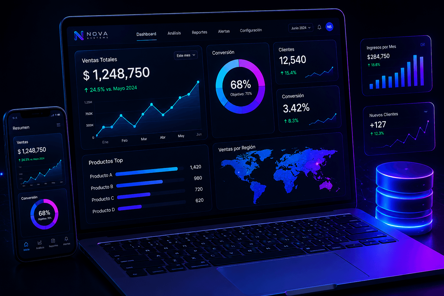 Dashboard de análisis de datos